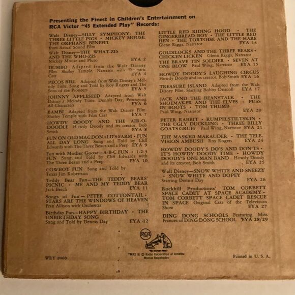 Little Ballerina Ballet Music Story Book Giselle 45 EP 7" Vinyl Record - Picture 4 of 6